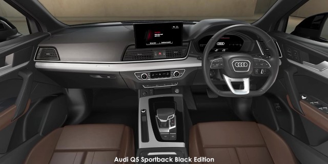 Audi Q5 Sportback 40TDI quattro Black Edition Audi-Q5-Sportback-Black-Edition-interior-dash--2024.07-za.jpg
