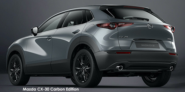 Mazda CX-30 2.0 Carbon Edition Mazda-CX-30-Carbon-Edition-49684-back-3-Quarter--2021.jpg