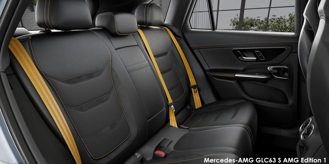 Mercedes-AMG GLC GLC63 S AMG Edition 1 Mercedes-AMG-GLC63-S-E-Performance-AMG-Edition-1-seats-rear-2024.jpg
