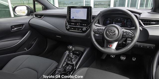 Toyota GR Corolla 1.6T GR-Four Core Toyota-GR-Corolla-Core--hatch-interior-4--2023.05-za.jpg